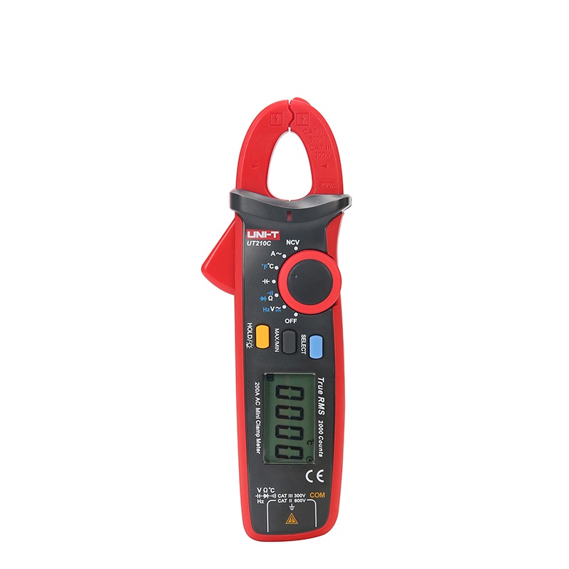 UNI-T UT210A UT210B UT210C UT210D UT210E True RMS Digital Clamp Meters AC/DC Capacitance Tester Non Contact Multimeter