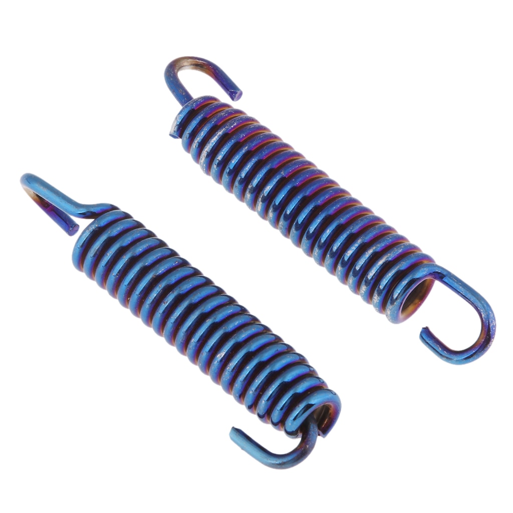 5pcs 59mm Blue Swivel Universal Muffler Exhaust Pipe