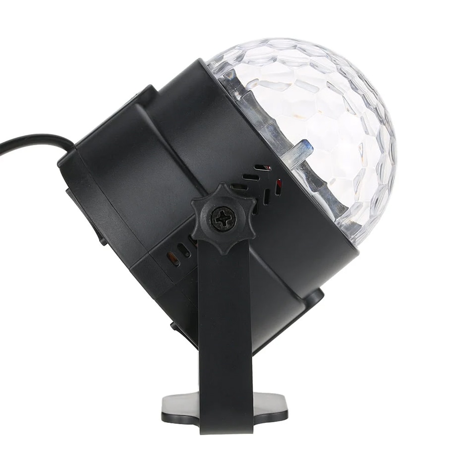 ALIEN-bola mágica de cristal con control remoto, lámpara LED RGB de 6W y 7 colores, efecto de iluminación de escenario para DJ, discotecas, fiestas, vacaciones, cumpleaños y música