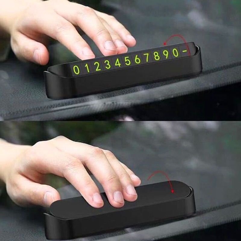 Lichtgevende Auto Tijdelijke Parkeerkaart Sticker Telefoonnummer Kaart Plaat Voor Lexus RX300 RX330 RX350 IS250 LX570 Is200 Is300 Ls400