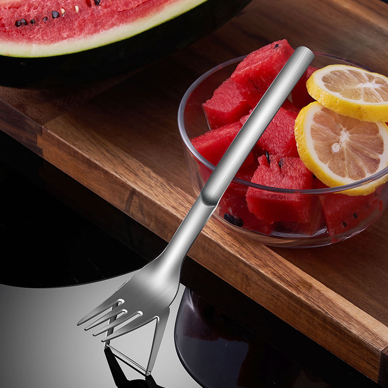 Wonderlife Watermelon Cutter Slicer Melon Cutter Fruit Segmentation Watermelon Corer Cantaloupe Cutting Seeder Slicer