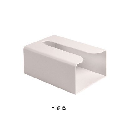 Huis Keuken Badkamer Tissue Doos Papier Houder Draagbare Toiletrolhouder Wall Mounted Organizer Case: apricot