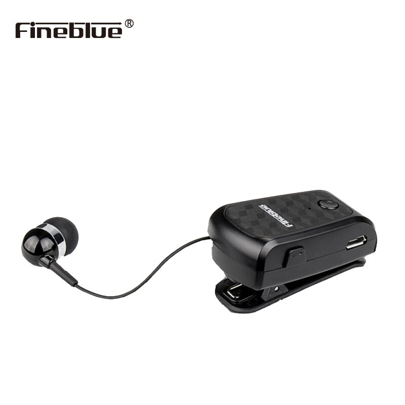 Fineblue FQ-10 bluetooth Earphone retractable Earbuds In-Ear Hand Free with Micphone for IOS XiaoMi Smartphone 10 hour call