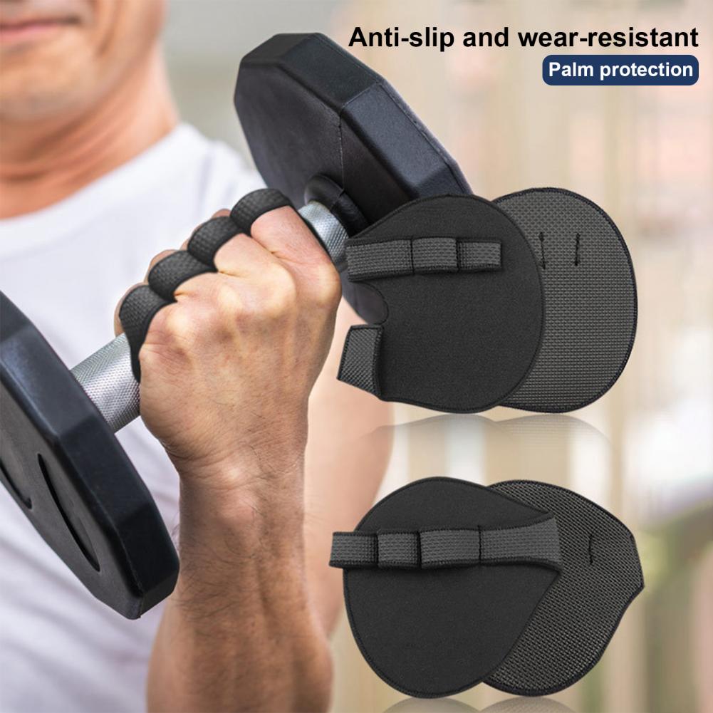Hohle Fitness handschuhe Gewichtheben Griffe Pad 4-Finger Fitness Griffe Pad Hand Kokon rutsch feste Fitness Studio zum Gewichtheben