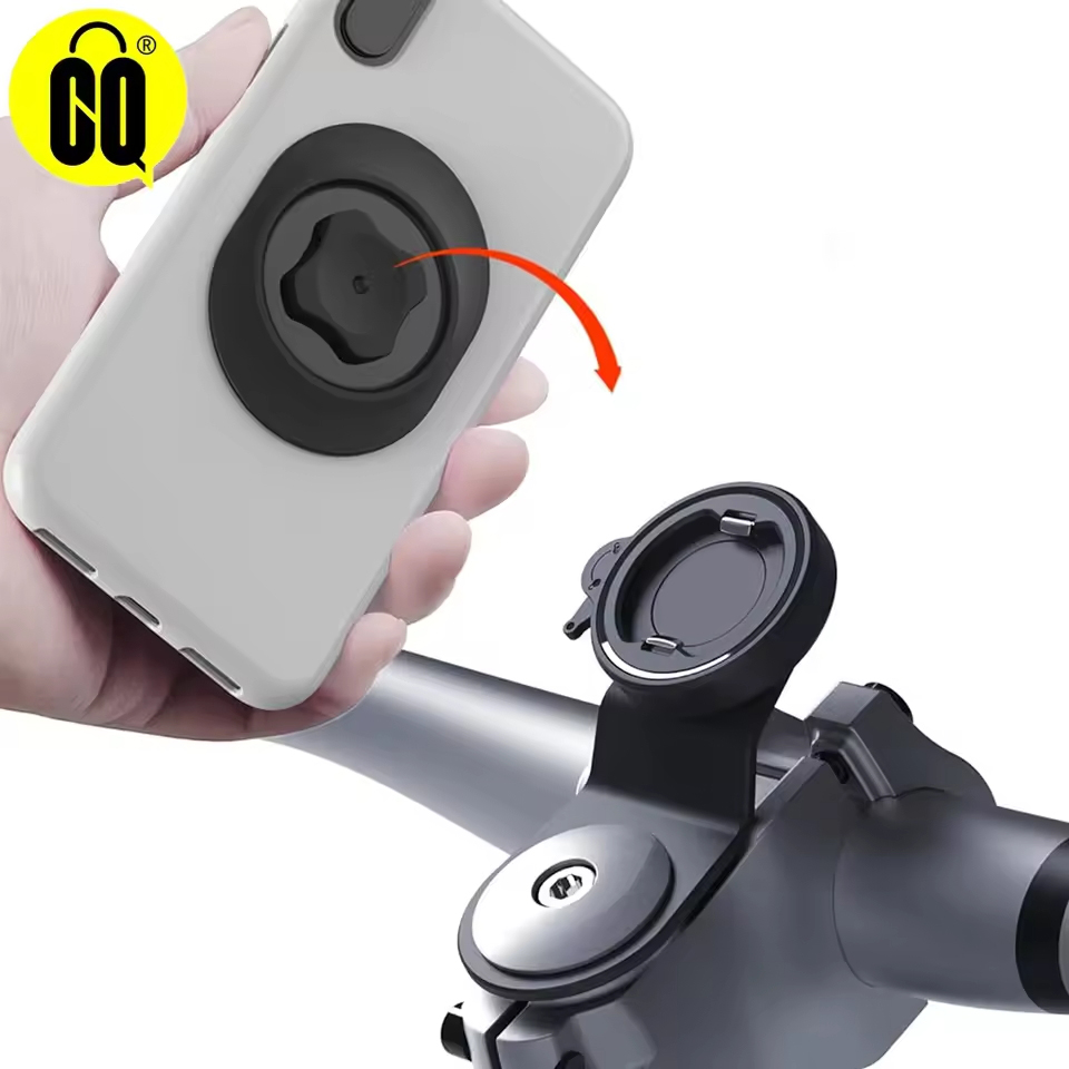 Mountain Bike Phone Mount,Bicycle Stem Cell Phone Holder,Universal Aluminum Handlebar Phone Clamp,Cycling Mobile Phone Clip