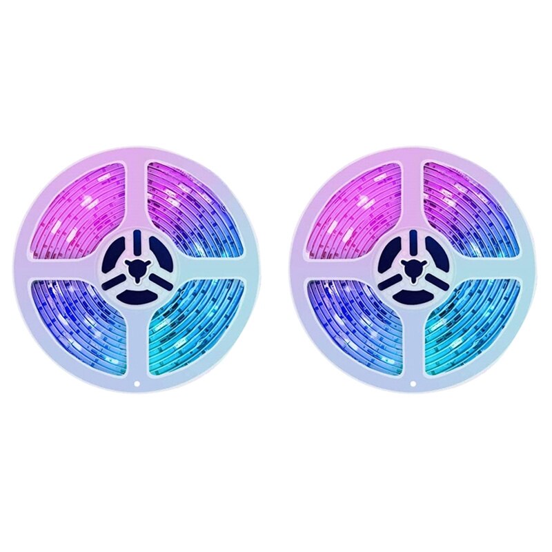 Wifi Led Strip Verlichting 5M Waterdicht 5050 Led Strip Verlichting Met 24 Toetsen Afstandsbediening Voor Kamer Halloween Kerst