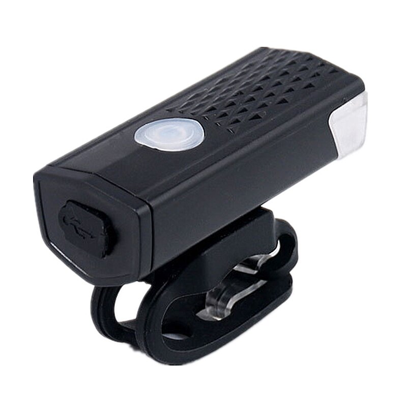 Sykkellys usb oppladbar 300 lumen 3 modus sykkel frontlys lampe sykkel frontlys sykling ledet lommelykt lykt