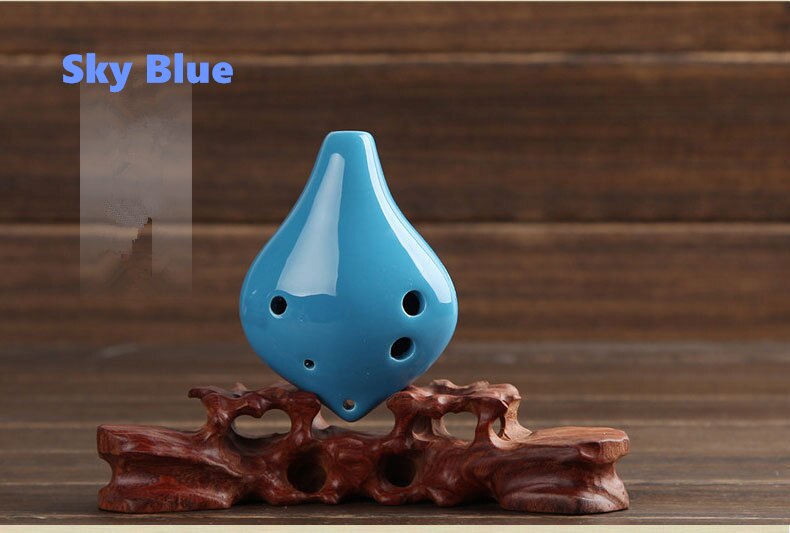 6 Hole Ocarina Alto C Sleutel Keramische Flauta Ocarina Handgemaakte Ocarina Of Time Mini Ocarina Fluit Speelgoed Muziekinstrumenten