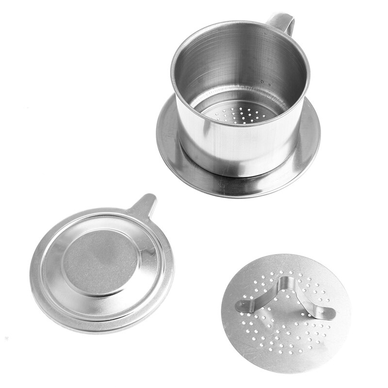 Rvs Drip Koffie Filter Maker Pot Infuser Voor Office Home Reizen