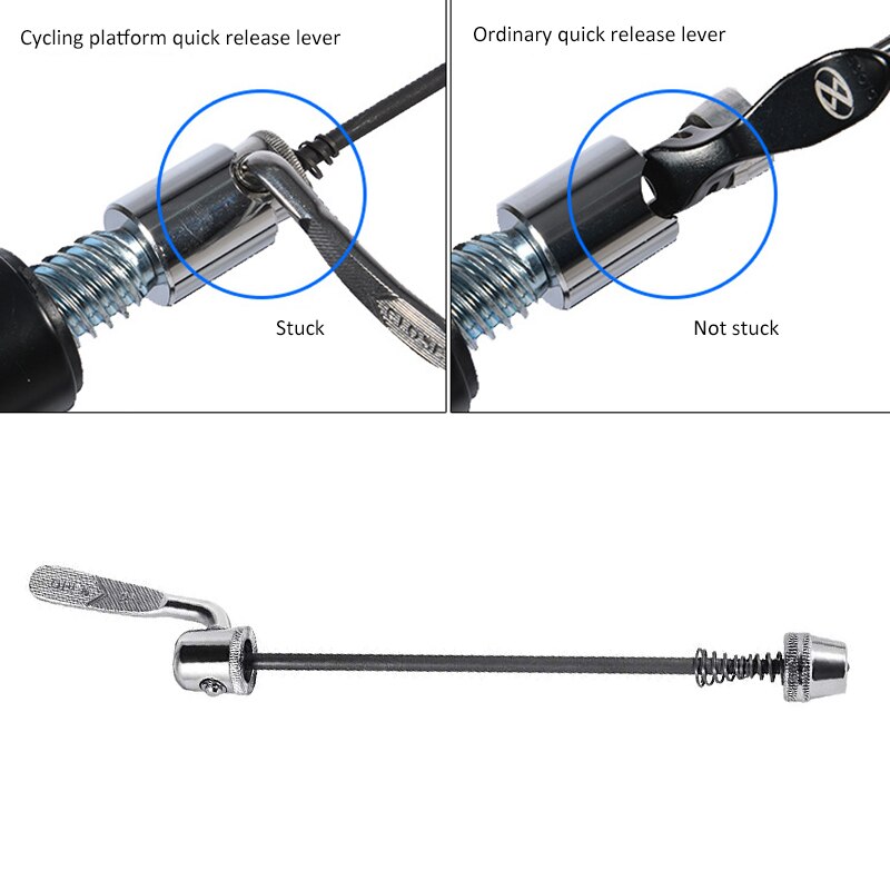 1Pair Bicycle Skewers Seat Binder Set Mountain Bike Cycling Riding Wheel Hub Skewers Quick Release Bike Skewer Bicycle Part