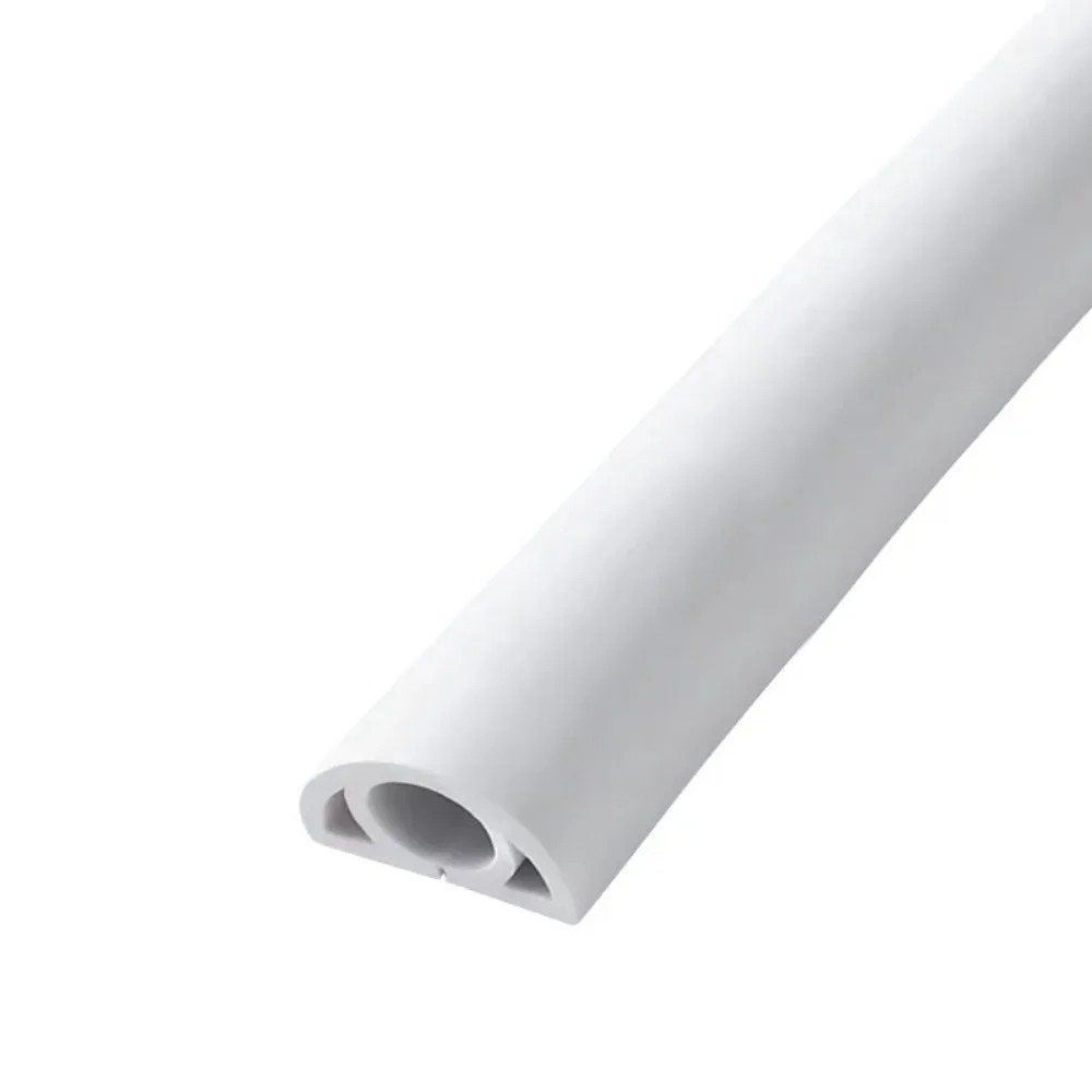 Cubierta de Cable de suelo, Protector de Cable ocultador, manguitos de Cable de alimentación, extensión de pared, Cable eléctrico, ranura para conducto, gerencia de Cable, 1m/3m, 1 ud.: Blanco / 305 m