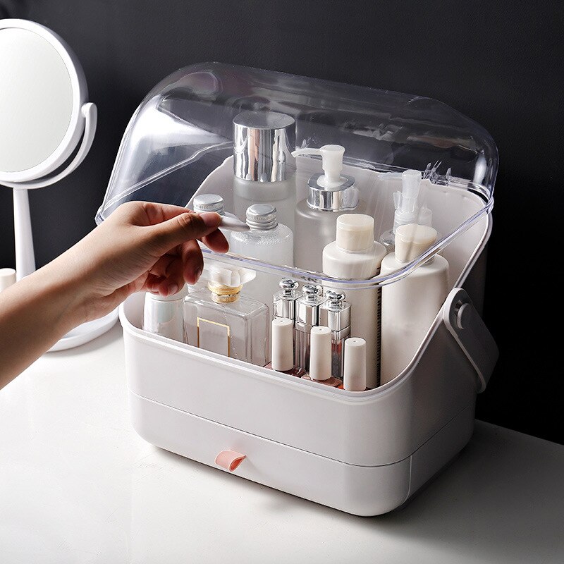 Makeup Organizer Organizer Box Makeup Storage Makeup Box Acrylic Makeup Organizer Acrylic Container Eyelash Mirror