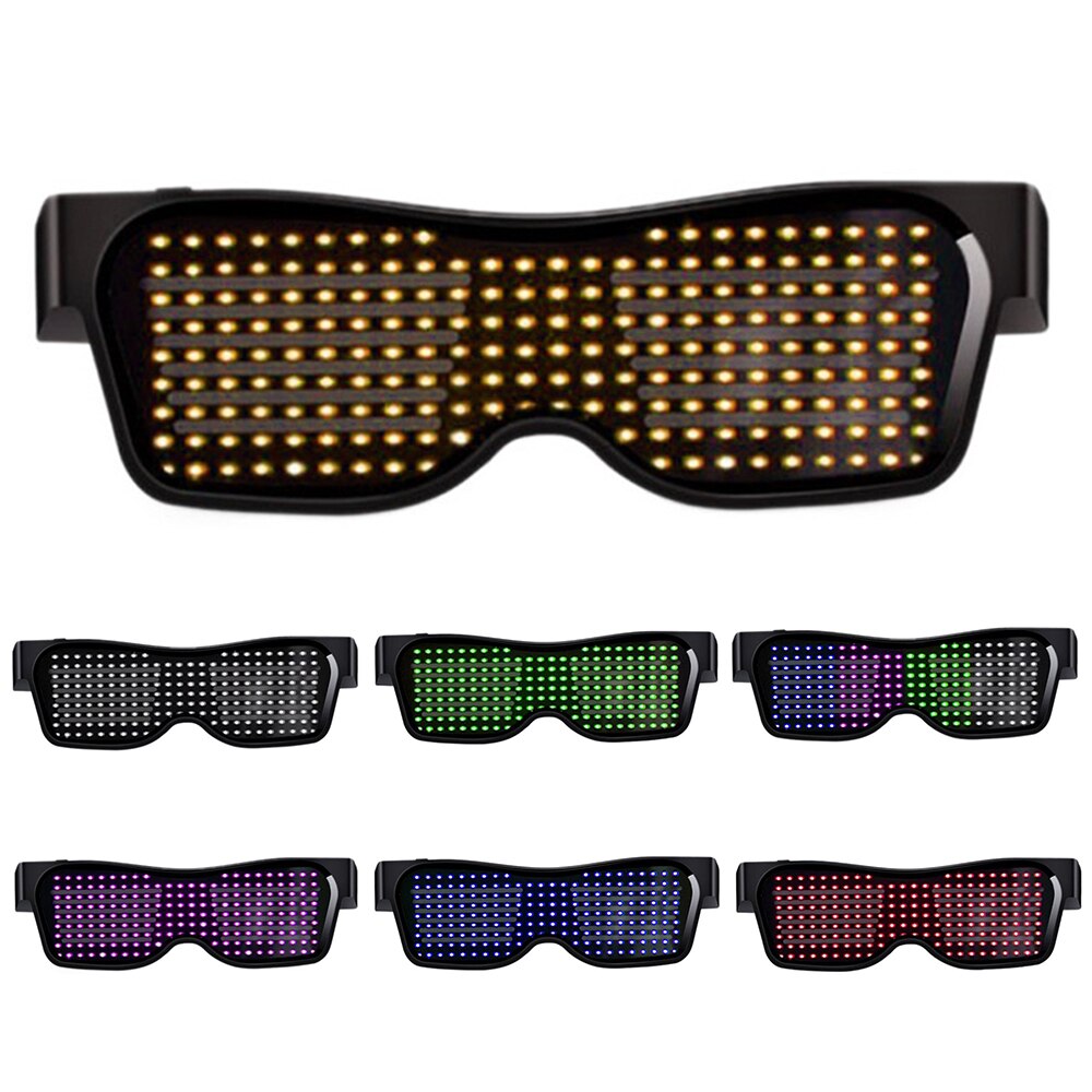Praktische led gloeiende glazen decoratie collectie kerst veelkleurige plastic app klein duurzaam grappig