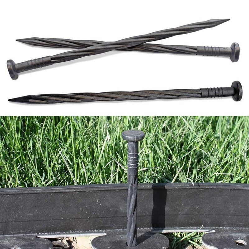 Premium No Dig Yard Edging Kit Hedges Boundaries Lawn Boarder for Landscaping Flower Garden with Edging Stake