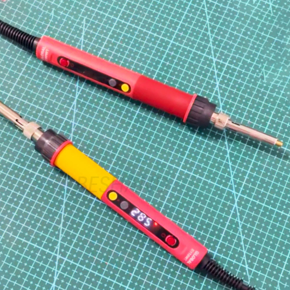 Soldeerbout Kleine Houvast Foliedruk Machine Digitale Display 80-500 Graden Lederen Ambachtelijke Ijzer Voor Embossing Branding