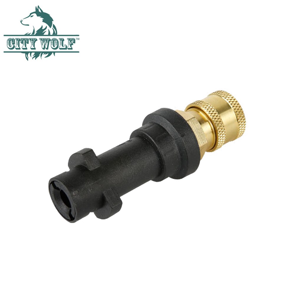 Stad Wolf Hogedrukreiniger Adapter Karcher Met G1/4 Quick Connector In