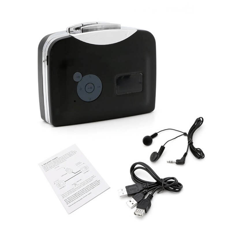 Portable USB Cassette To MP3 iPod Converter W/ Analog MP3 Recorder Player 67JA
