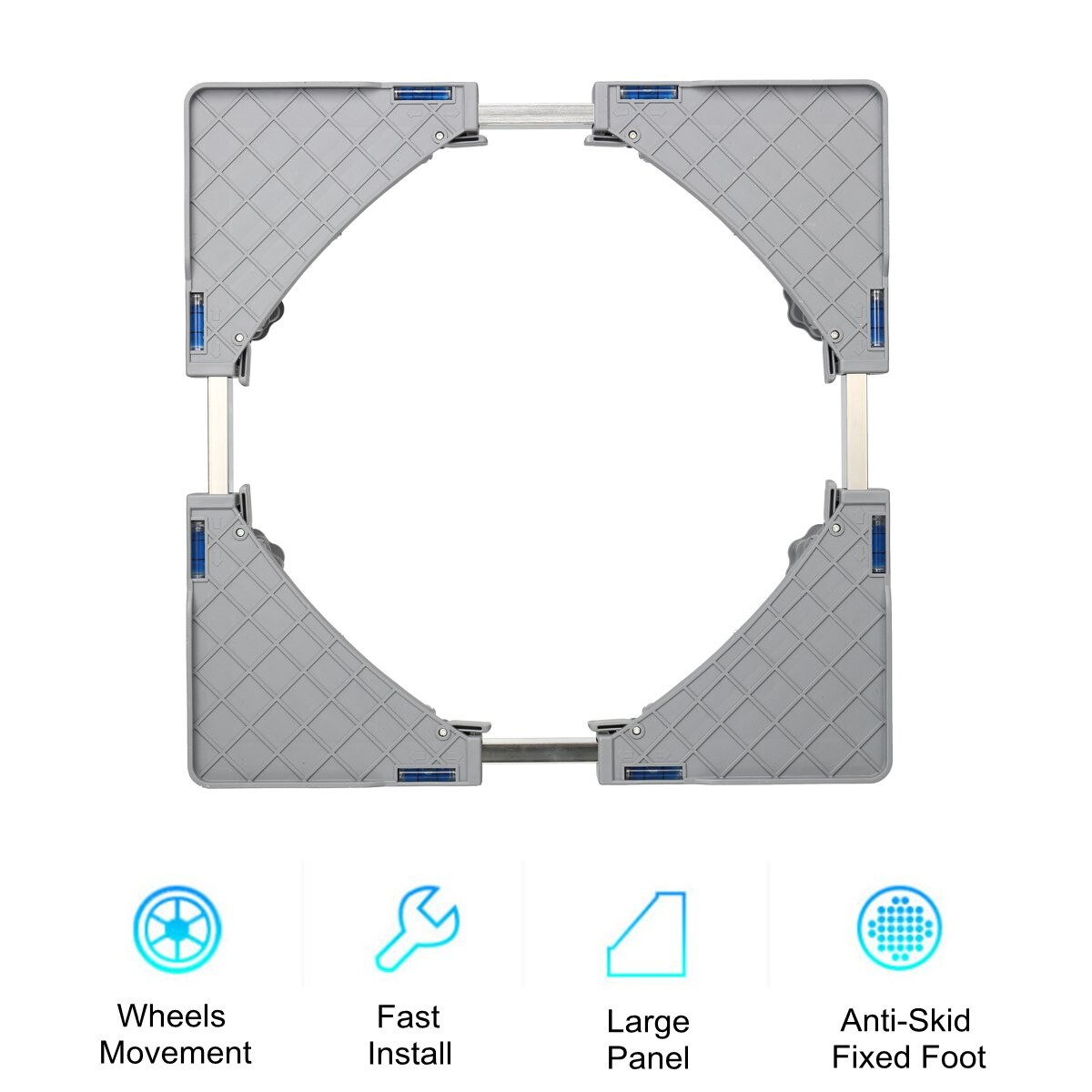 Washing Machine Floor Stand Adjustable Movable Base Holder for Refrigerator Fridge Universal Machine Carriage Mount 4 Pattern