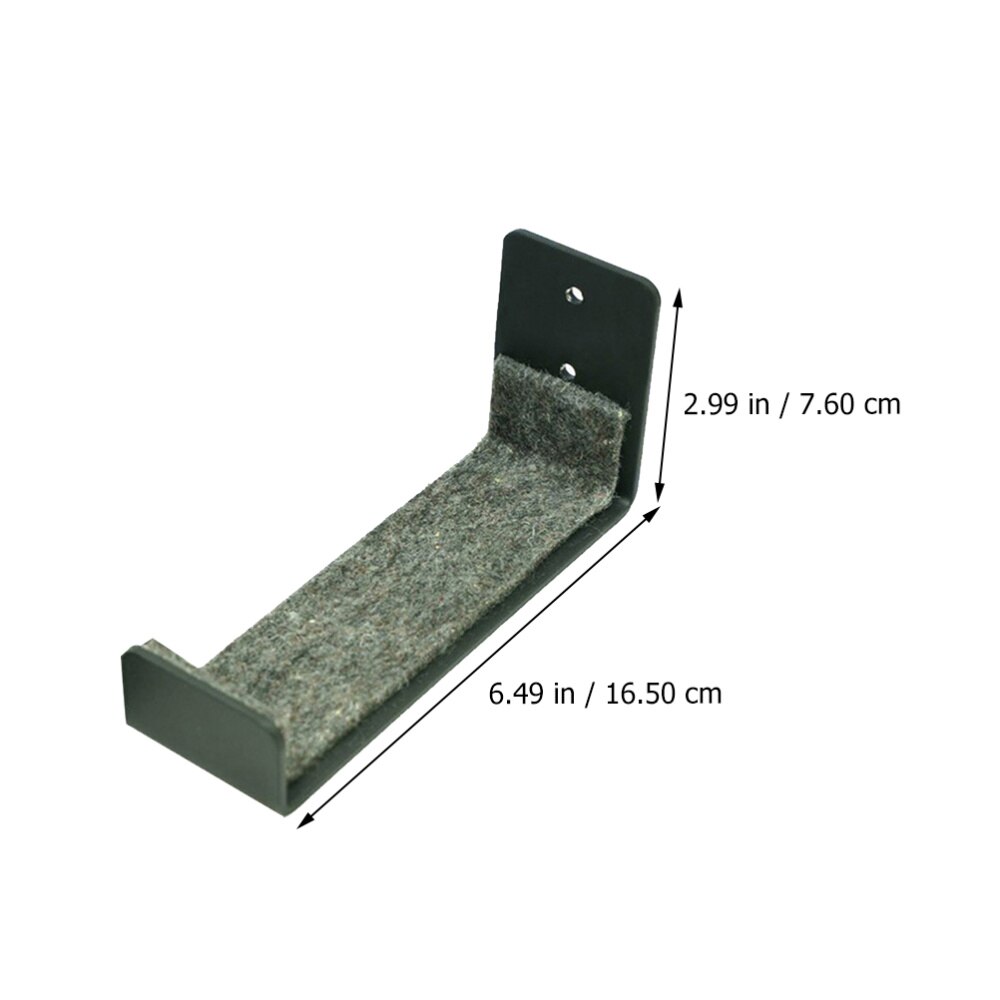 2pcs Metal Surfboard Wall Rack Display Rack Wall-mounted Surfboard Hanger with Foam Protector Surfboard Storage Supplies Black