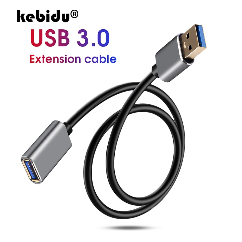 Kebidu USB3.0 Verlengkabel Man-vrouw USB2.0 Extension Draad Super Speed 3.0 Usb Extender Data Sync Kabel Voor Computer pc
