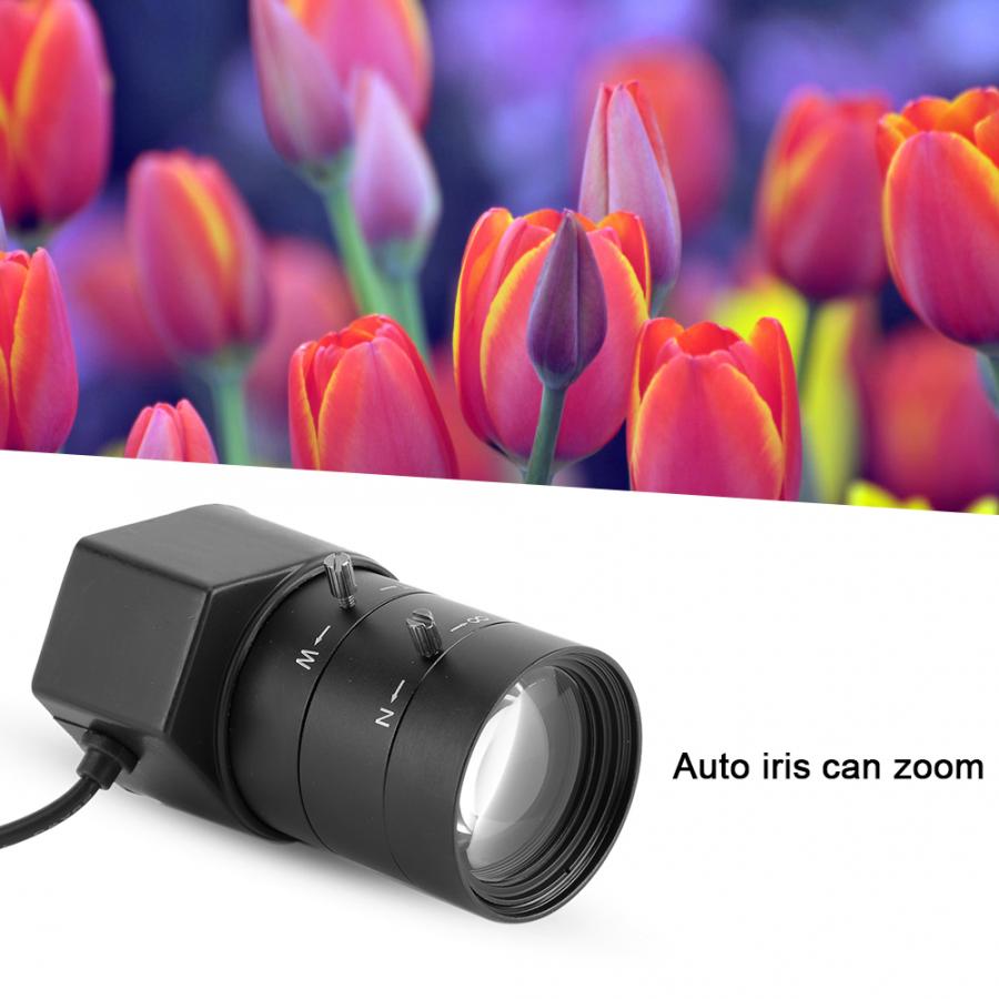 Auto Aperture CCTV Security Camera Zoom Lens 720P 6-60mm 1/3 Low distortion, high compatibility