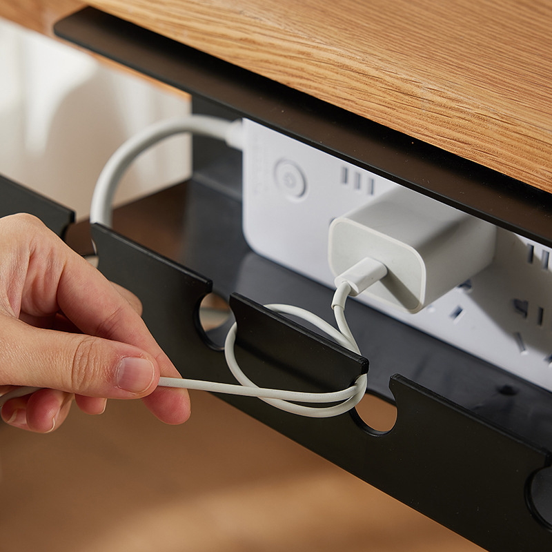 Unter Schreibtisch Kabel Verwaltung Kabel rinne unter Schreibtisch mit Klemme Steckdosen leiste Kabel Halfter kein Bohren robuste geräumige Versorgung