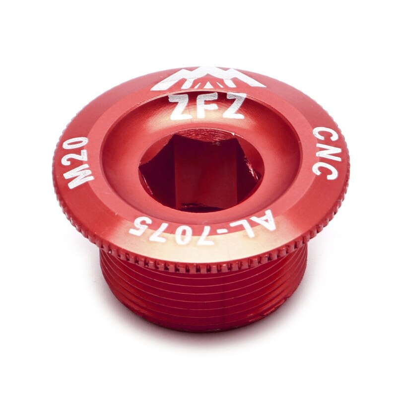 Crank Cover Screw Cap M20 MTB Crankset Crank Cover Aluminum BMX Road Bike Fitting: Red