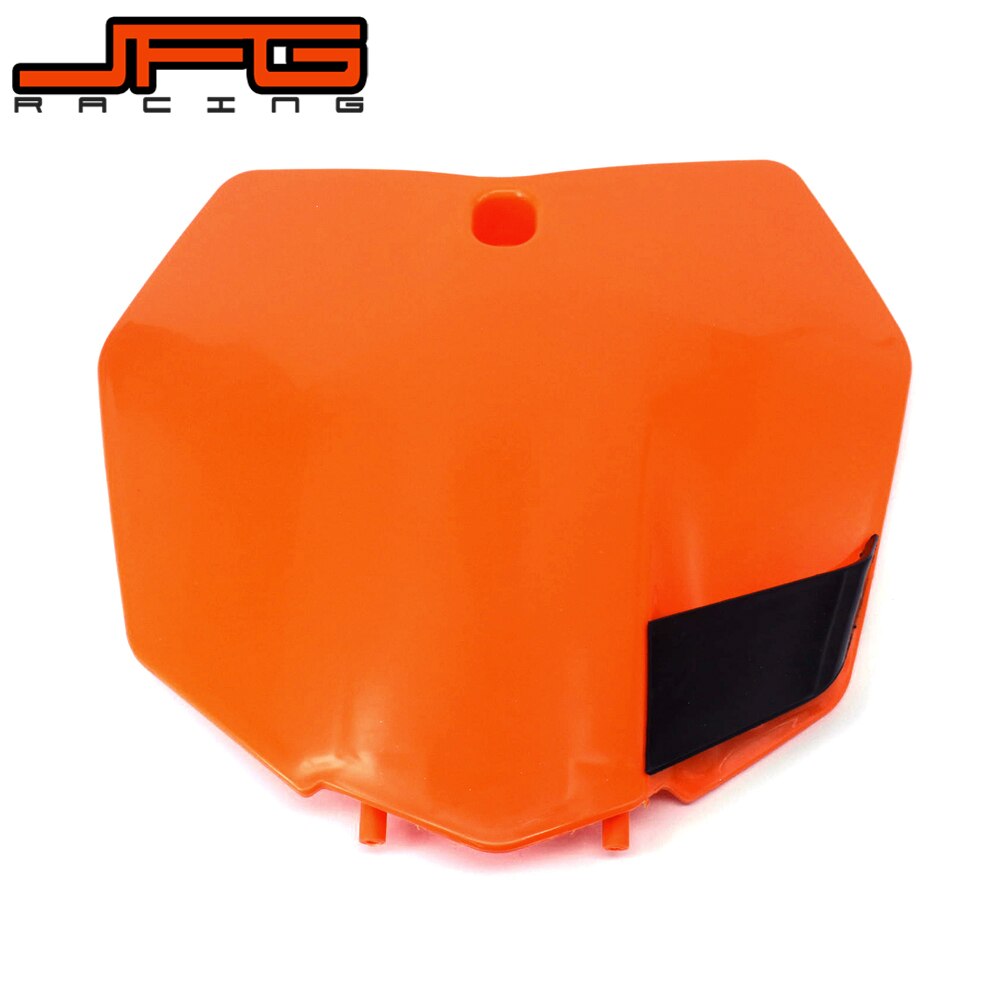 Motorcycle Front Number Plate Card For KTM EXC XC-W XCW XCF-W SX XC SX SXF XCF SX-F 125 150 250 300 350 450 530 White Black: ORANGE