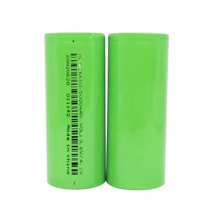 Batería recargable de 3,7 V, 5000mAh, 26650 para linterna, Banco de energía, vehículo eléctrico, baterías originales de iones de litio de
