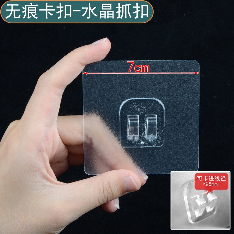 Thuis Plastic Haken Waterdicht Sticky Haak Voor Keuken Badkamer Plank Sticker Plakken Muur Sterke Zelfklevende Haak Hanger