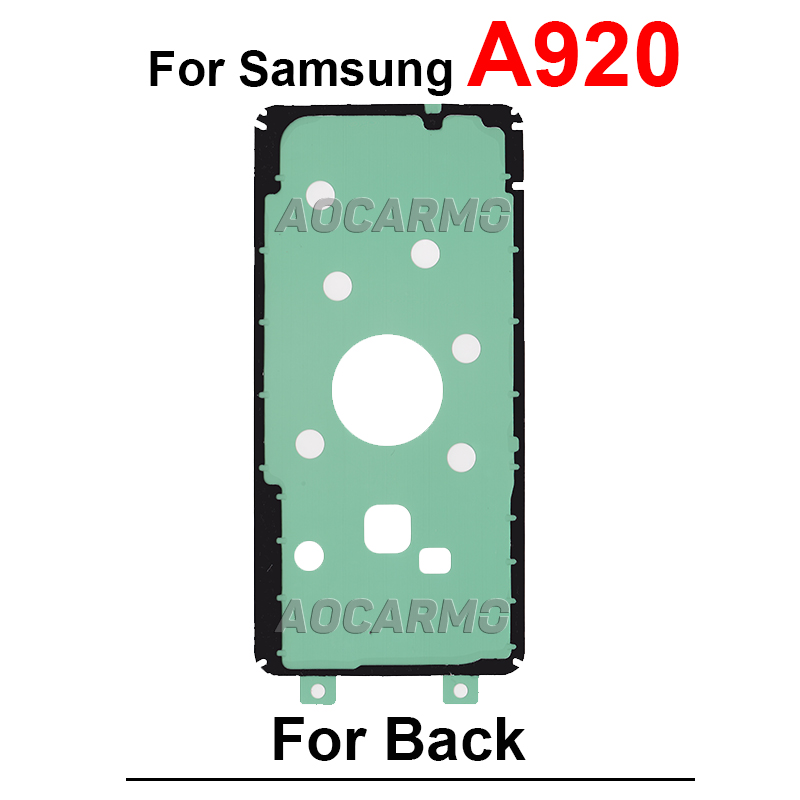 Pegatina para Samsung Galaxy A40 A41 A50 A51 A52 A60 A70 A71 A72 A73 A80 A730 A750 A920 cinta adhesiva de cubierta trasera pegamento