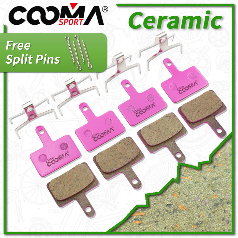 4 paires Plaquettes De Frein À Disque en Céramique pour Shimano B01S B03S M05, MT200 MT400 MT500 M375 M395 M416 M446 M445 M486 M485 M475 M515 M525