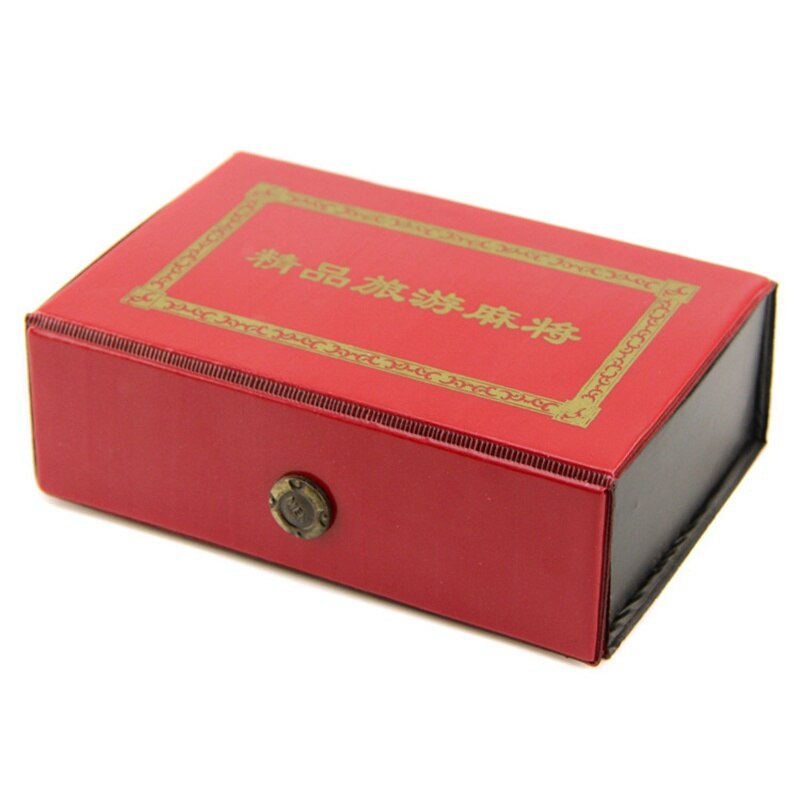 Products Miniature Pocket Portable Mini Travel Mahjong - Travel Entertainment Chinese Mahjong - Leather Box Packaging