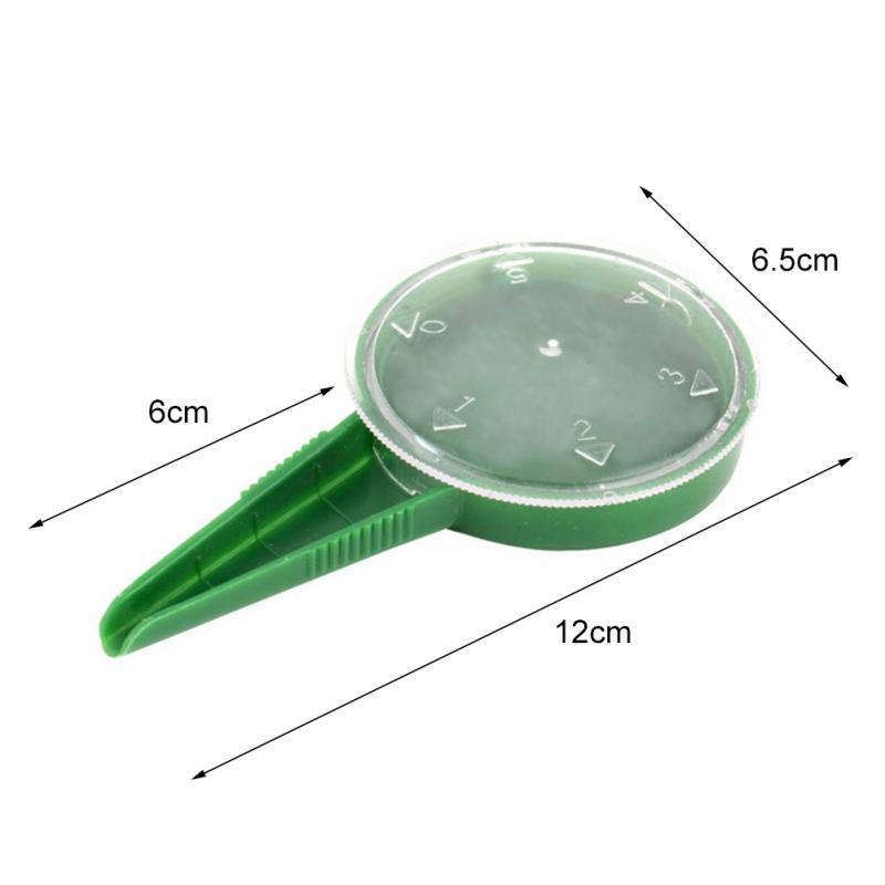Herramienta dispensadora de semillas para jardinería, herramienta de mano ajustable de 5 engranajes, para jardín, flores y plantas: Default Title