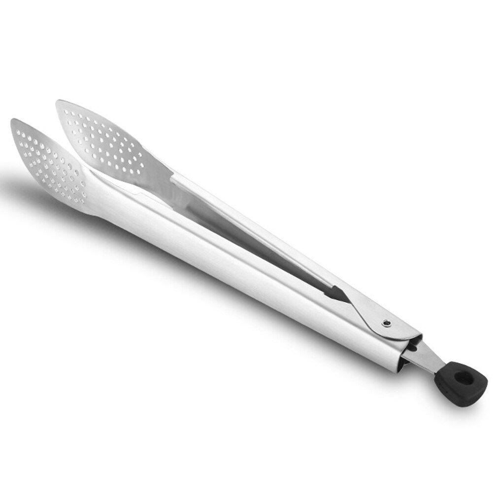 Edelstahl Lebensmittel BBQ Grill Kochen Steak Zange Locking Clip Küche Kochgeschirr Edelstahl Lebensmittel Clip: Default Title