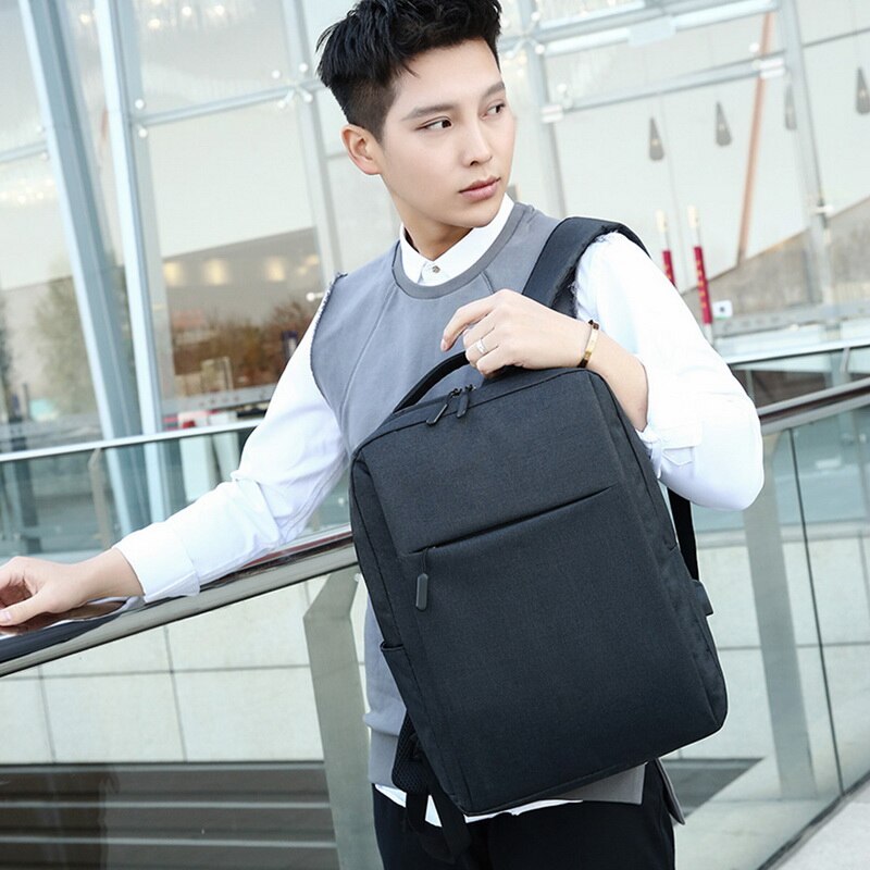Official Backpack For 15.6 Inch Laptop USB School Bag Rucksack Men Backbag Travel Daypack Male Backpack Mochila