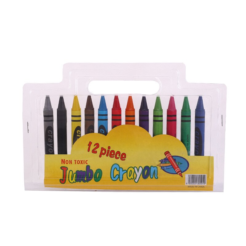 Pvc Doos 12 Kleuren Kinderen Tekening Kleurpotloden Voor Studenten Te Leren Art Supplies: A