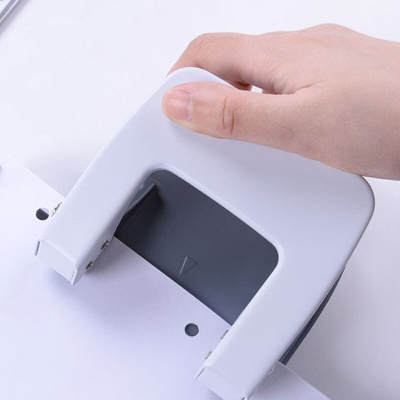 Multifunctional Office Desk Meidum Metal 2-Hole punch 6mm hole punch A3/A4/A5/B4/B5 Paper Double hole Keypunch Hole size 6mm So