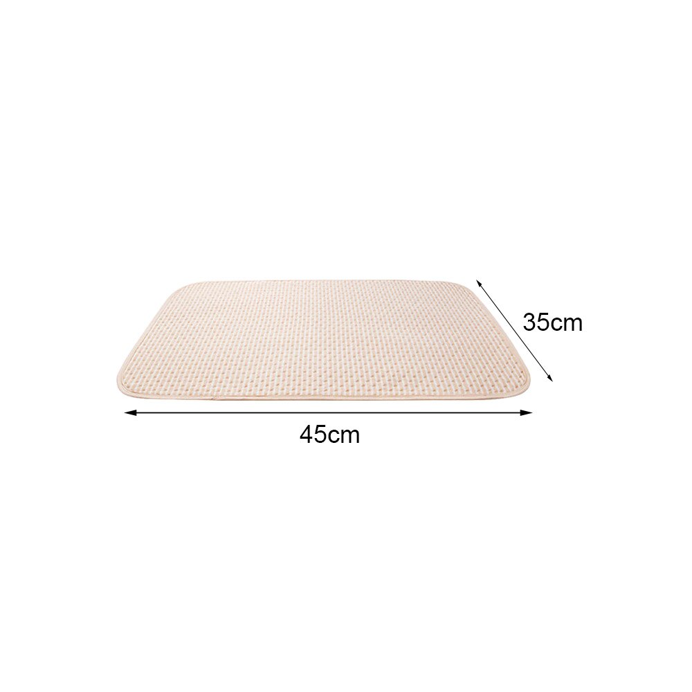 Cambiador de algodón + EVA impermeable para bebé, cambiador de ropa de cama, almohadilla de orina impermeable para recién nacido: S  35x45CM