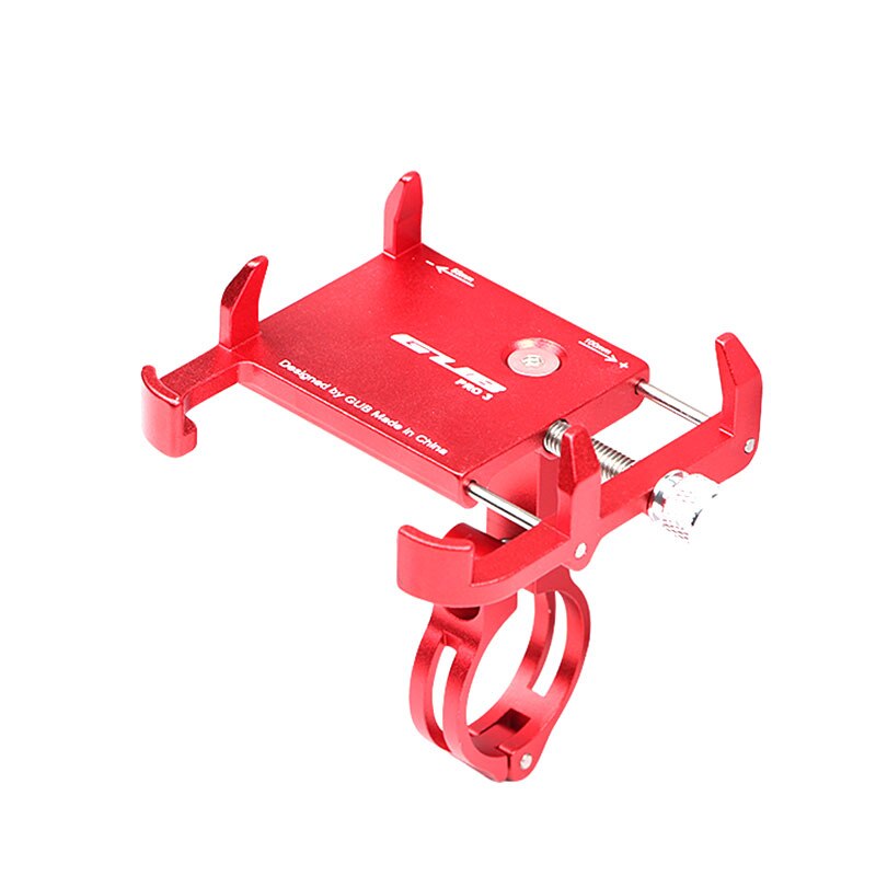 GUB – Support de téléphone portable universel pour vélo, 3.5 à 7.15 pouces, pour Smartphone, GPS, vtt, cyclisme, pour Iphone 7, 8, XS, Huawei: Pro3-Red