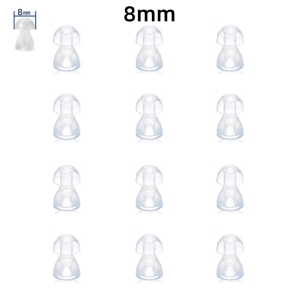 Universal aparelho auditivo plug orelha ponta cúpula tubo de som mais tamanho para a marca bolso aparelhos auditivos bte aparelho auditivo transporte da gota: Single Domes Small