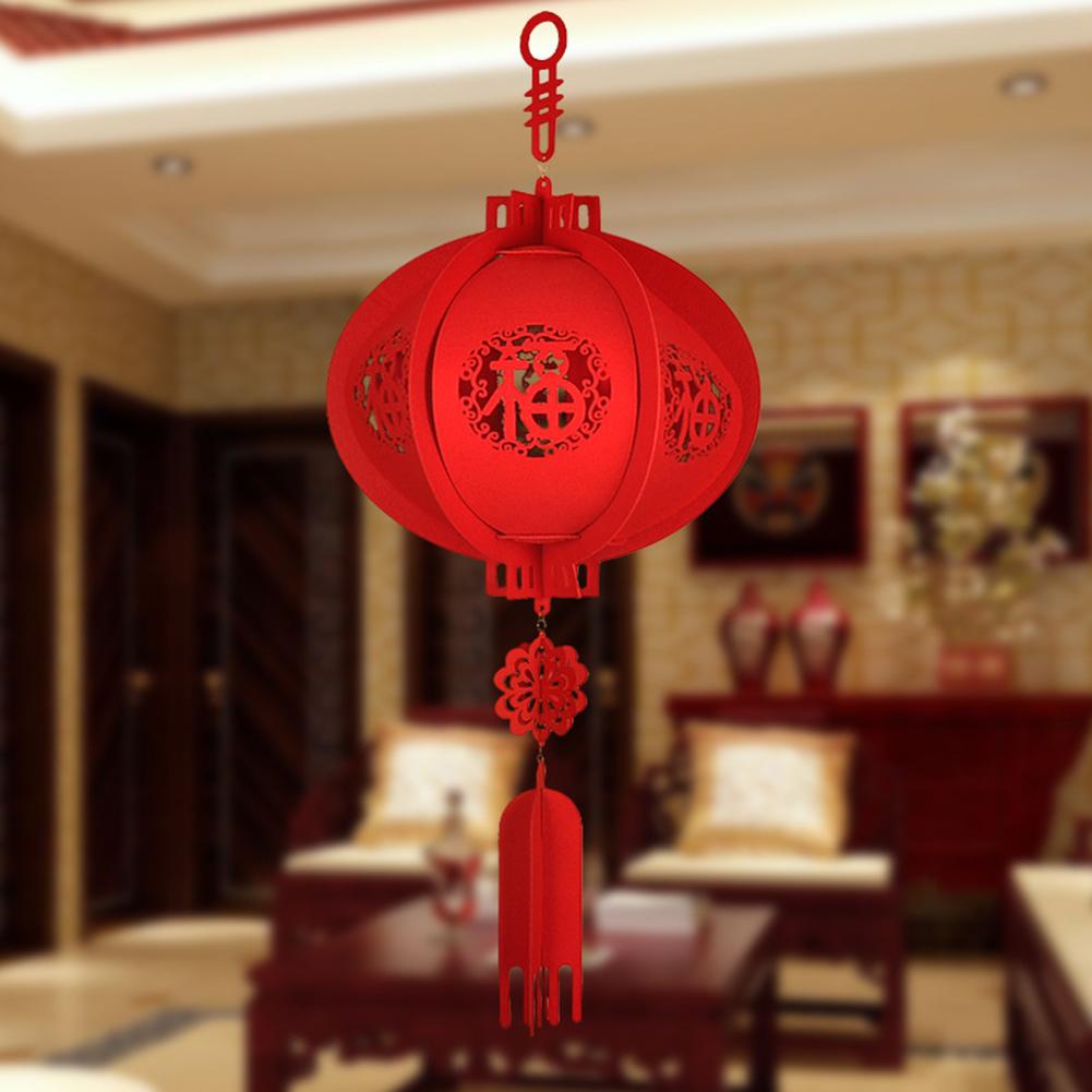 Hanging Assembly Happy Year Good Luck Chinese Lantern Chinese Red Lantern Spring Festival Lucky Lantern Beautiful Ornaments