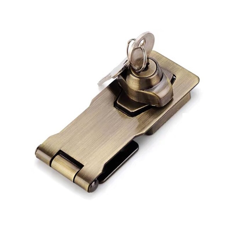 Loquet de verrouillage à clé à Angle droit à 90 degrés, en alliage de Zinc, verrou de sécurité pour porte d&#39;armoire, différentes tailles et couleurs, directe