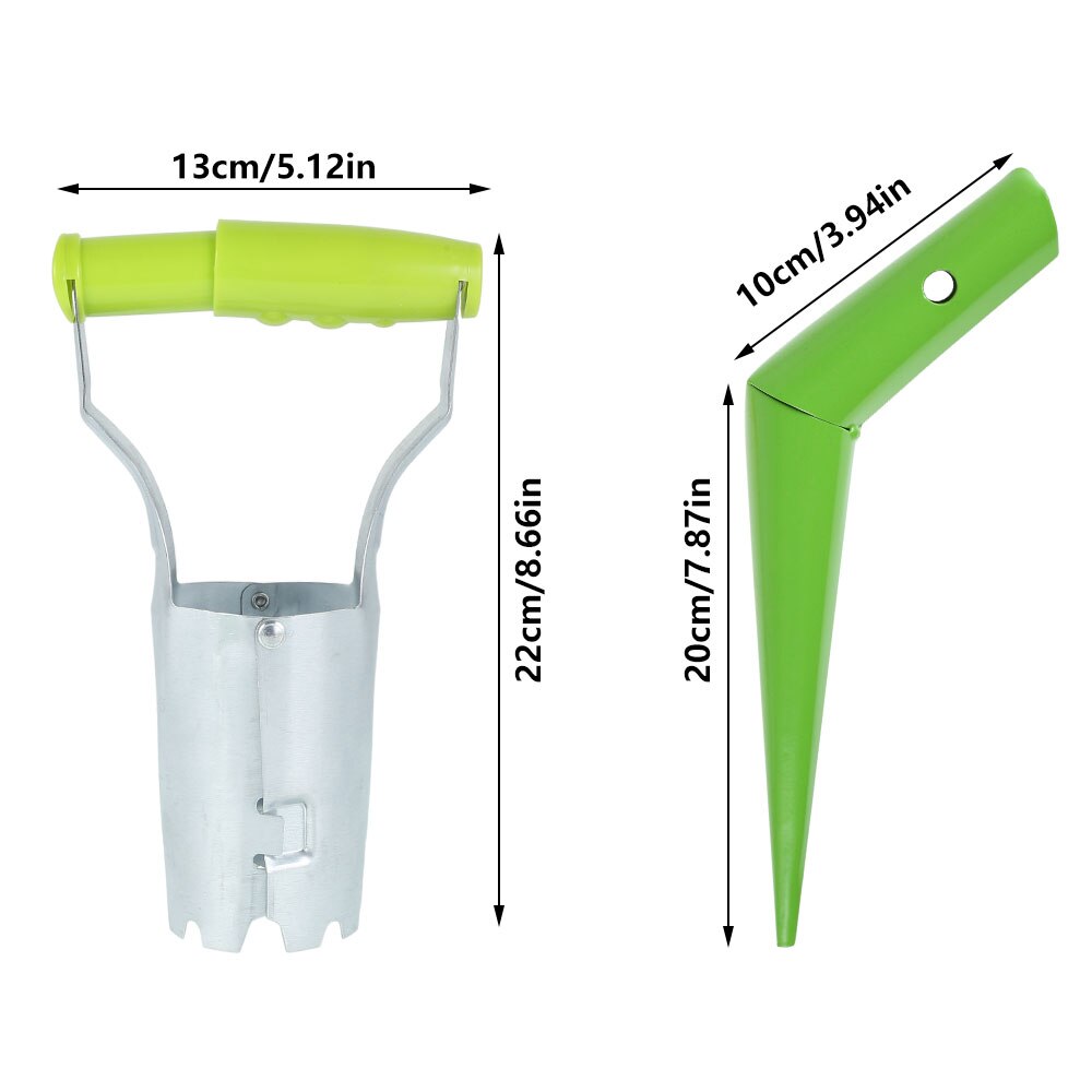 Garden Hand Tools Bulb Seed Planter Transplanter Planter Gloves Gardening Hole Makers Fertilizer Drilling Device Flower Planting