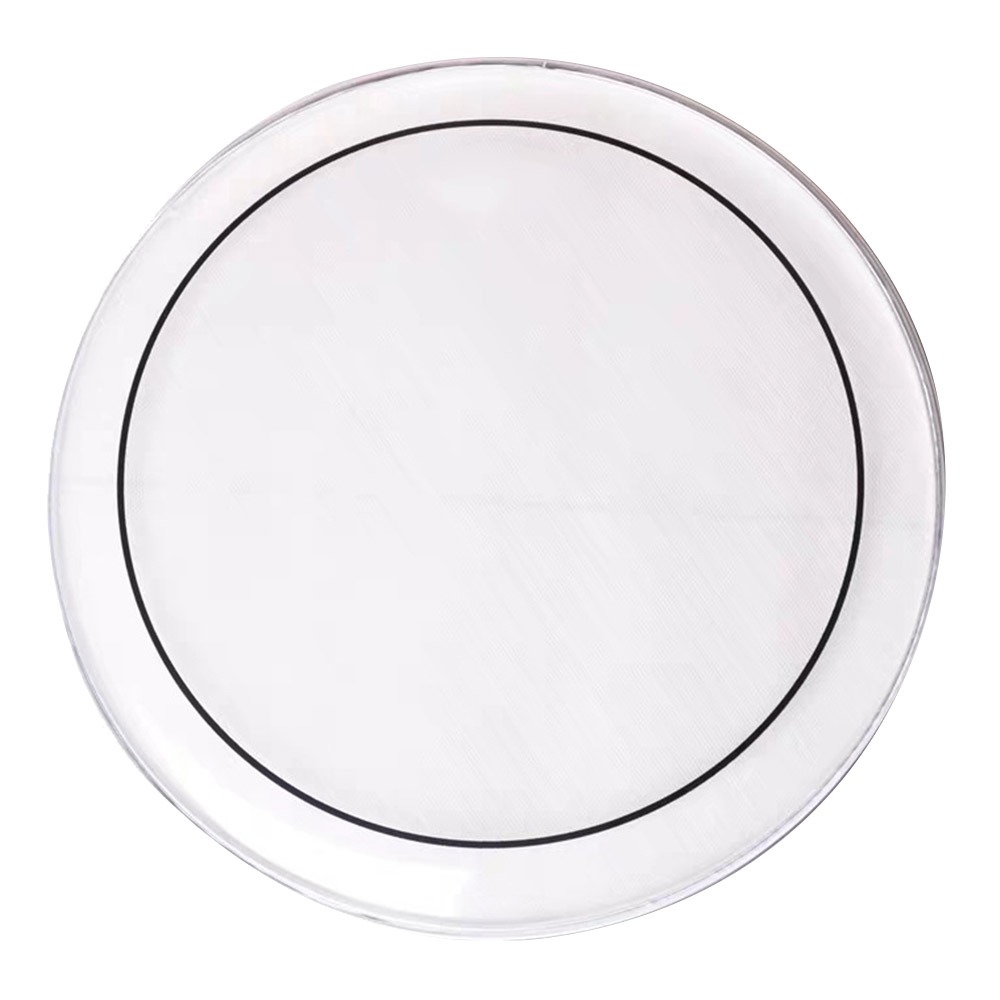 Exercices de volume de tête de caisse claire transparente et nette PerSCH, pièces de tambour, son de peau de tambour, remplacement durable de la minuterie améliorée: Bourgogne