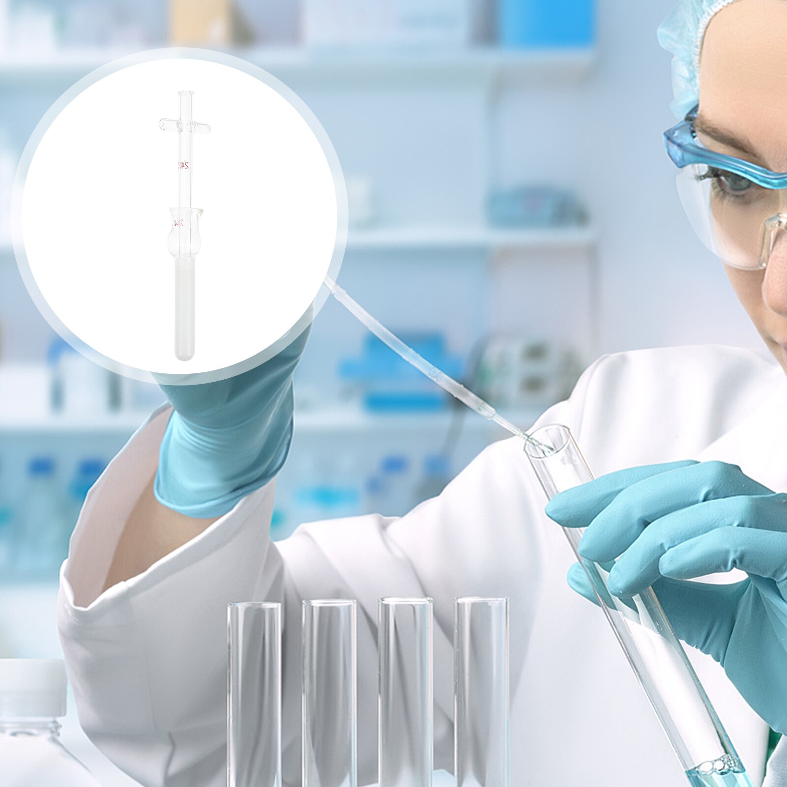 Glass Tissue Grinder with Pestle Glass Cell Tissue Grinder Homogenizer Labs Glass Tube