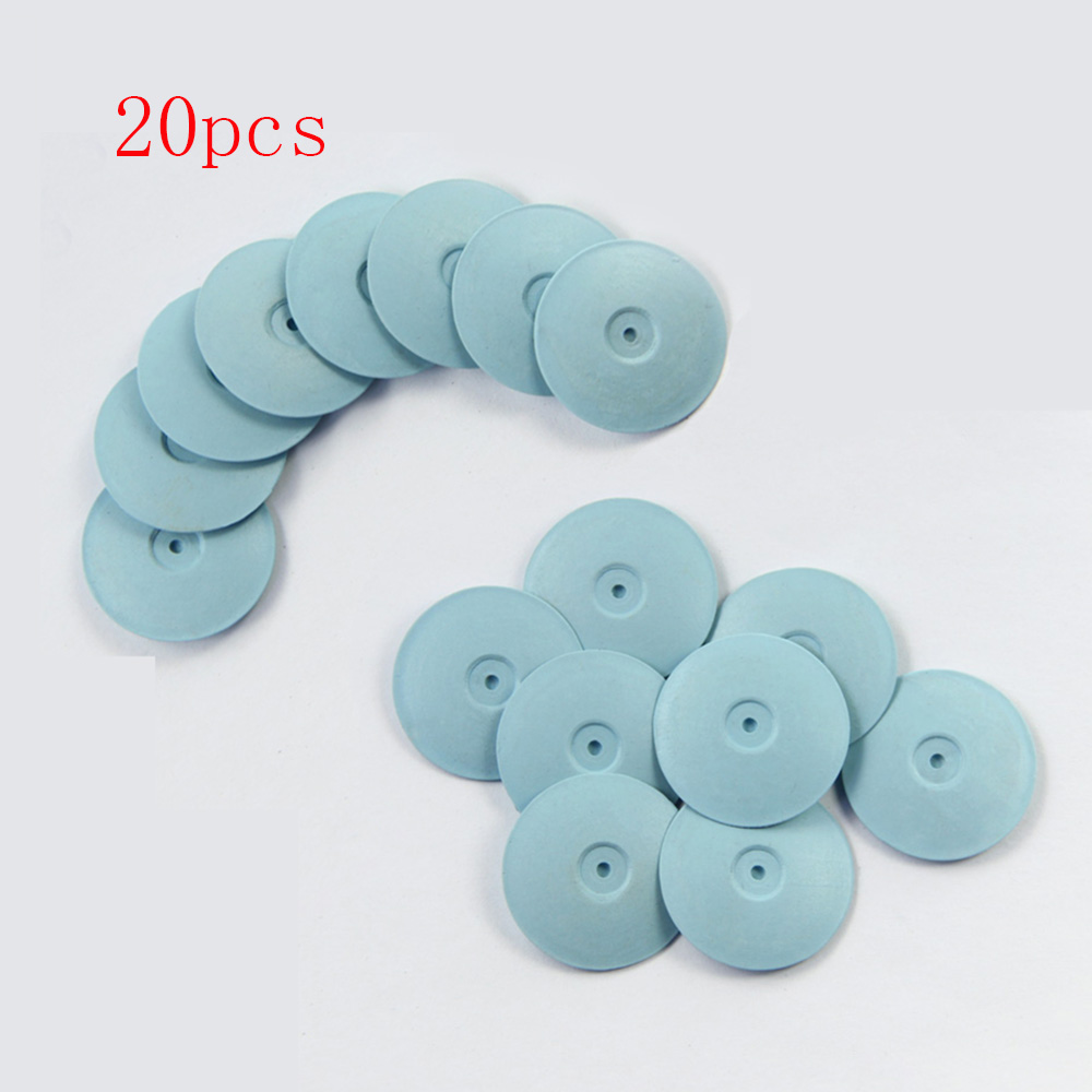 20 stücke Zahn Labor Silikon Gummi Polierer Grob/Mittel/Fein 6mm Zahn Silikon Gummi Punkt 22mm Zahn silikon Gummi Rad: verrotten
