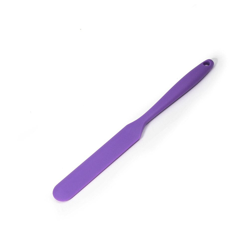 8 Inch Siliconen Spatel-1 Kleine Hittebestendige Non-stick Kookgerei (Multicolor): Purple B