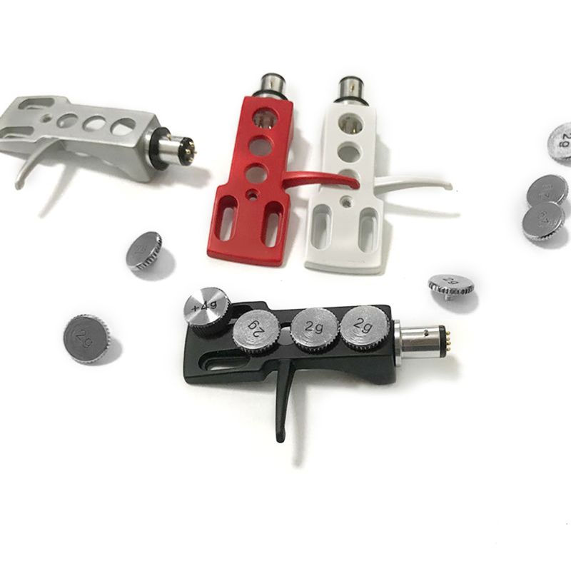 Universal Turntable Headshell Mount LP Phono Cartridge Replacement Phonograph Head Holder Stylus Lead Wire