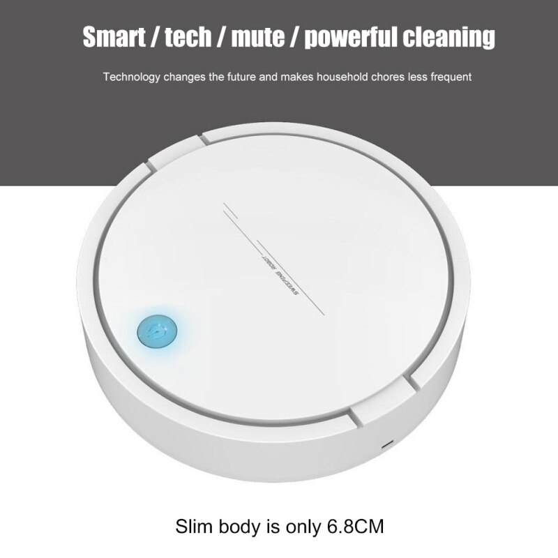 Electrodomésticos Robot aspirador inteligente recargable, máquina de barrido automático para fregar, aspiradoras robóticas